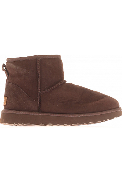 UGG Dámské Válenky Kožené Hnědé Second Hand Vel. 39