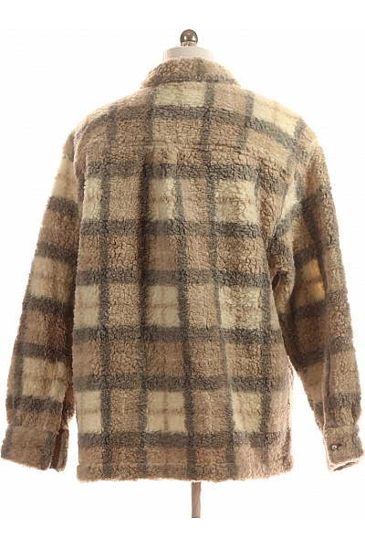 MOUTY Krátký Dámský Kabát Béžový Vel. L