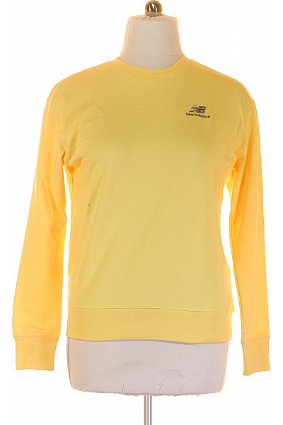New Balance Pánská Mikina Bez Zapínání Žlutá