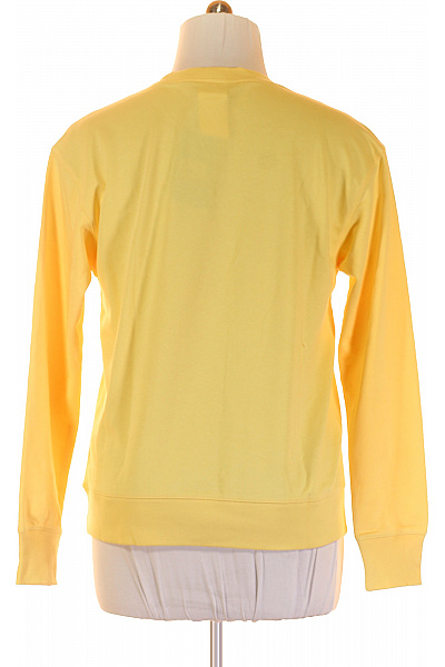 New Balance Pánská Mikina Bez Zapínání Žlutá