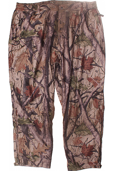 Pánské Kalhoty Rovné Barevné Second hand Vel. XXXL