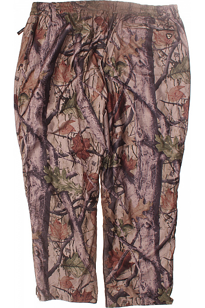 Pánské Kalhoty Rovné Barevné Second hand Vel. XXXL