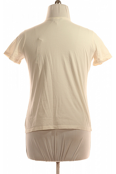 Ralph Lauren Dámské Tričko Béžové Second hand Vel. L