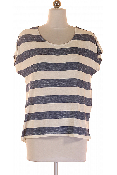 Jednoduché Dámské Tričko Modré VERO MODA Vel. S