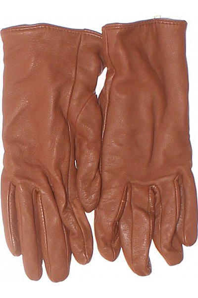  Rukavice Kožené Hnědé