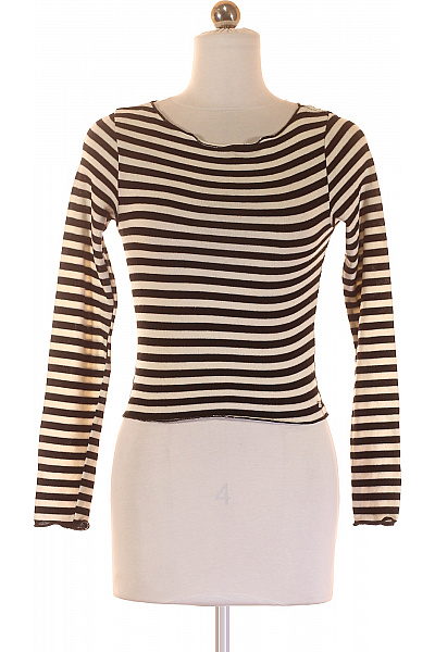  Halenka Pletená Černobílá Vel.  S