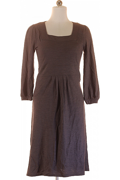 GANT Tričkové  Šaty Vlněné Šedé Second hand Vel. L