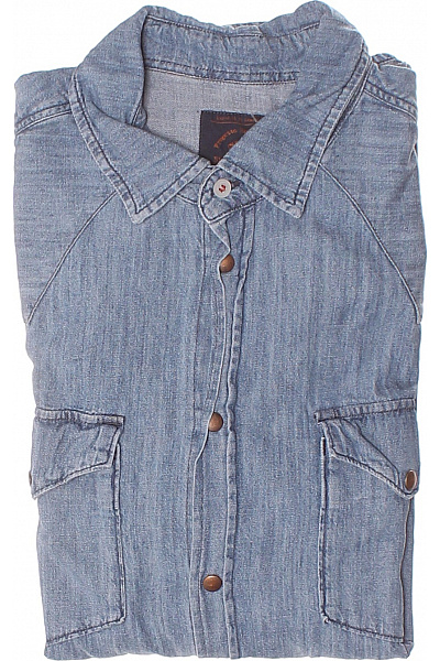 PROGETTO Pánská Košile Modrá