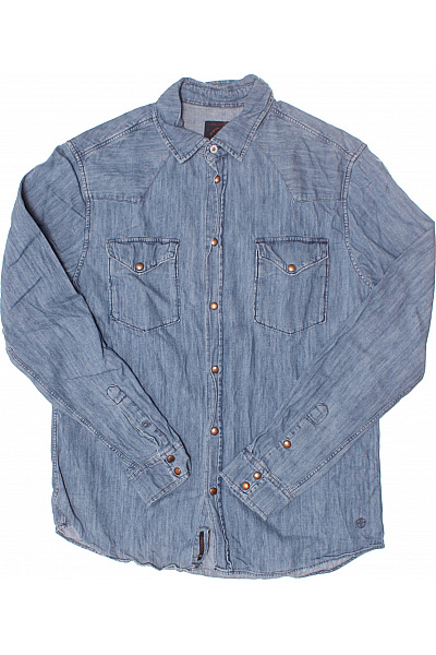 PROGETTO Pánská Košile Modrá