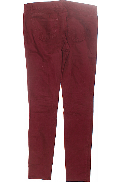 Hollister Boyfriend Dámské Džíny Vínová Second hand Vel. 27