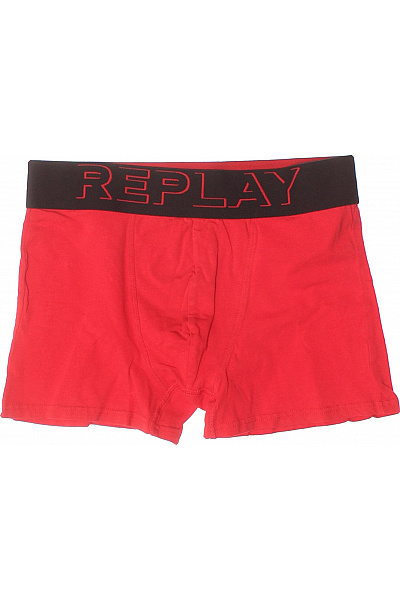 REPLAY Pánské Spodní Prádlo Červené Second hand Vel. L