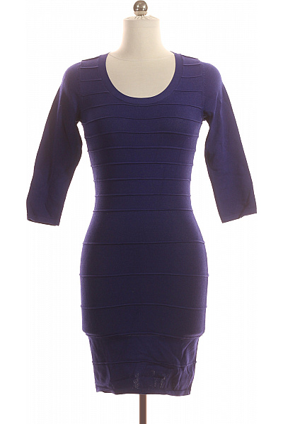 Tričkové  Šaty Modré MANGO Vel. S