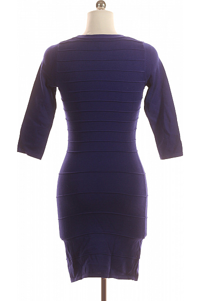 Tričkové  Šaty Modré MANGO Vel. S