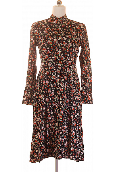 Košilové  Šaty Barevné MANGO Second hand Vel. M