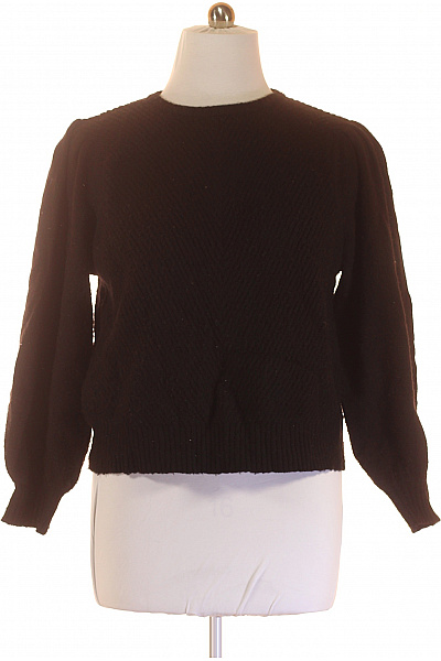 Dámský Pulovr Černý Sirup Vel. XL