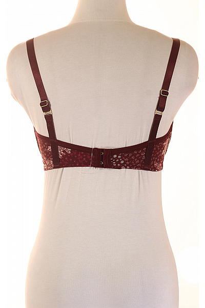 Podprsenka krajková červená květinový vzor | Unimoda | obrázek 3