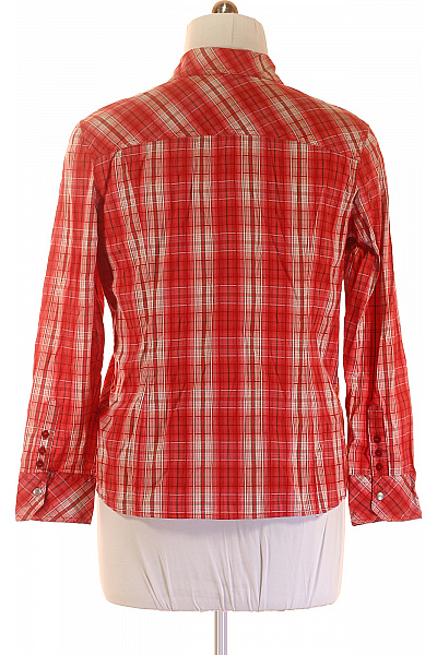 Kostkovaná Dámská Košile Červená CECIL Vel. XL