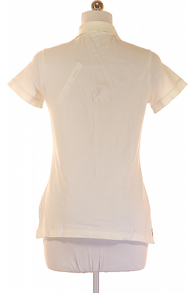 Dámské Polo Tričko Bílé S.OLIVER Vel. 42