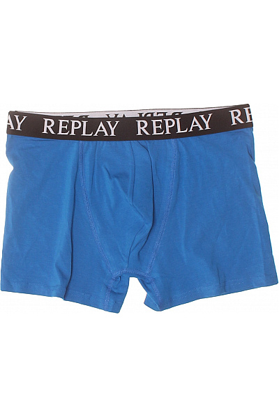 REPLAY Pánské Prádlo Modré Vel. L