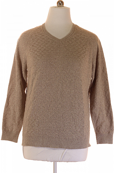 Pánský Svetr Béžový Vel. XXL