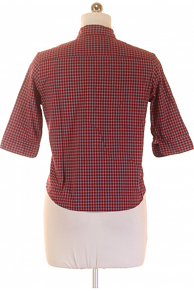 American Eagle Kostkovaná Dámská Košile Vínová Vel. M