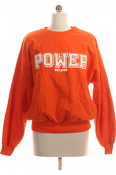 Dámská Mikina Bez Zapínání Oranžová Hunkemoller Vel. S