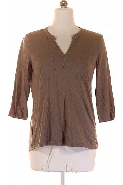 Jednoduché Dámské Tričko Šedé TOM TAILOR Vel. M