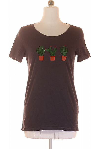 Dámské Tričko Šedé ONLY Vel. M