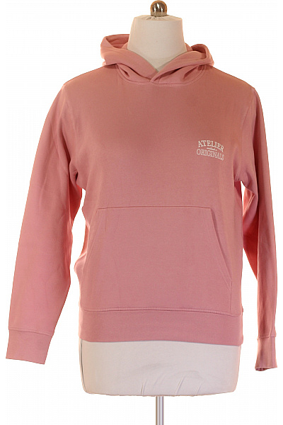 Pánská Mikina Bez Zapínání Růžová JACK & JONES