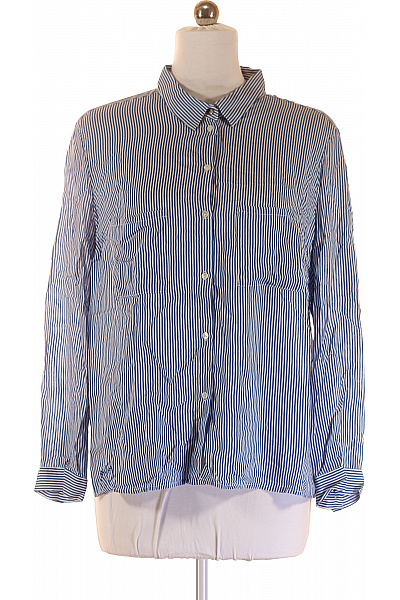 Vzorovaná Dámská Košile Modrá Second hand Vel. L