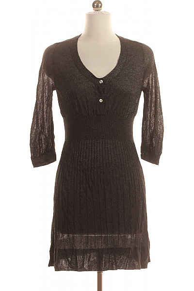 Sportmax  Šaty Pletené Černé Second hand Vel. S