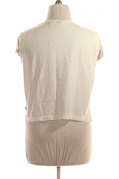 Dámské Tílko Bílé LEVIS Second hand Vel. XL