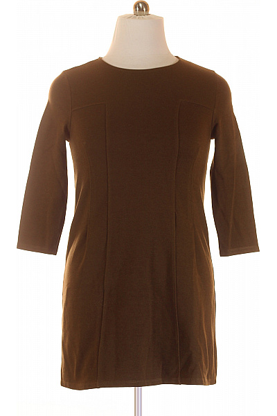 MANGO Tričkové  Šaty Zelené Vel. L