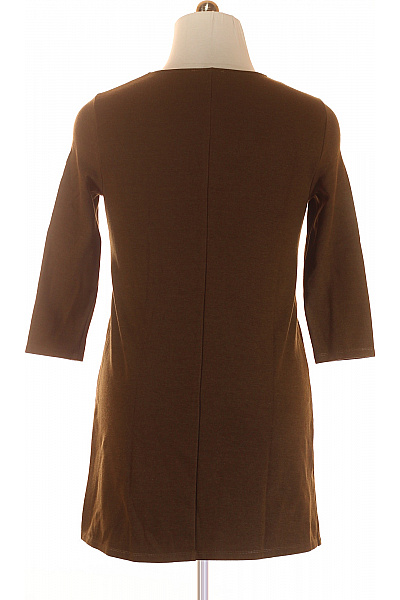 MANGO Tričkové  Šaty Zelené Vel. L