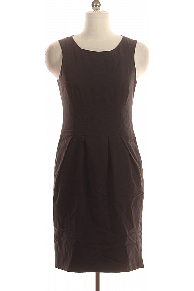  Šaty s Rozparkem Černé Vel. 34