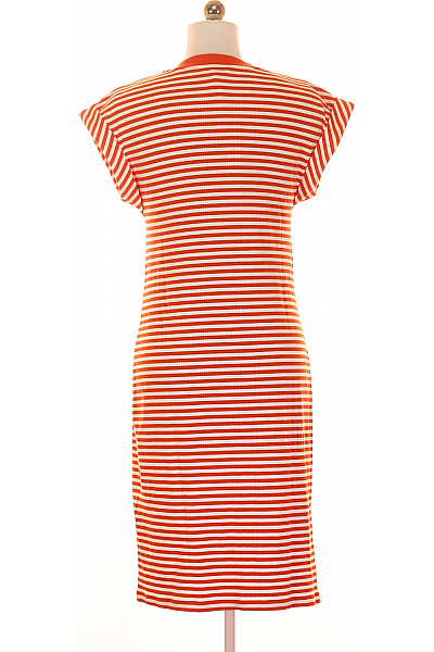 TOMMY HILFIGER Tričkové  Šaty Oranžové Vel. XS