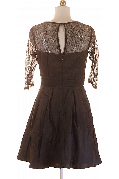 Little Mistress  Šaty s Krajkou Černé Vel.  38