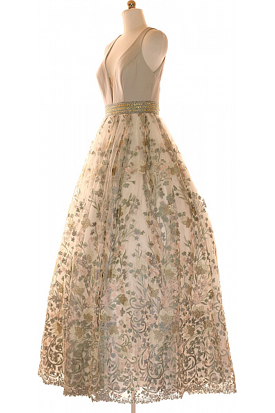 Svatební šaty  Šaty Šedé Second hand Vel. XS | Unimoda | obrázek 3