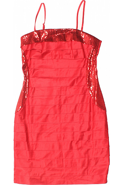 Elisabetta Franchi  Šaty s Ozdobami Červené Vel. M | Elisabetta Franchi | obrázek 2