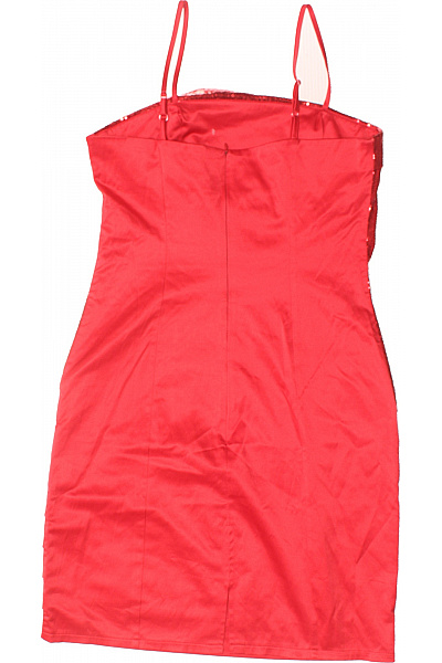 Elisabetta Franchi  Šaty s Ozdobami Červené Vel. M | Elisabetta Franchi | obrázek 3