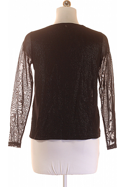 COMMA Společenská  Halenka Černá Second hand Vel. 38