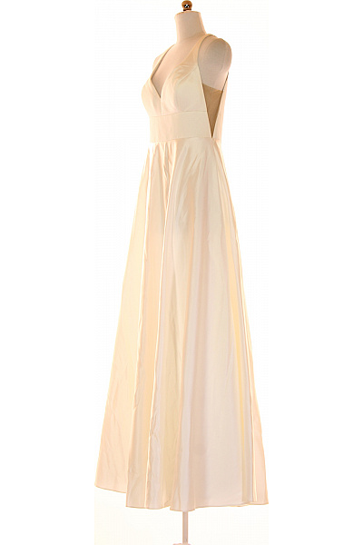 Šaty Béžové Outlet Vel. 40