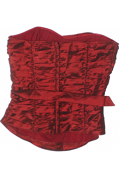 Topshop Společenská  Halenka Červená Second hand Vel. 38