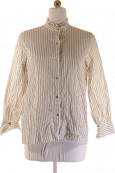 Dámská Košile Černobílá Massimo Dutti Second hand Vel. M