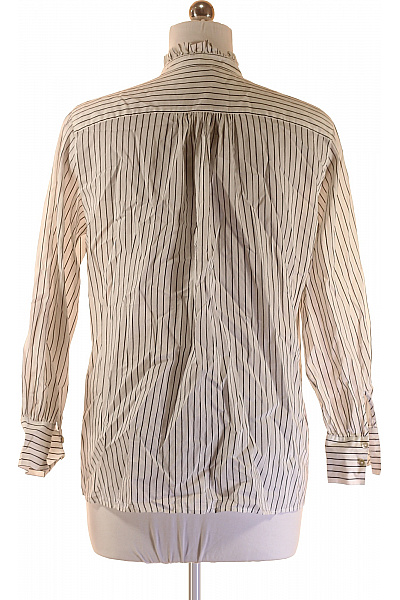 Dámská Košile Černobílá Massimo Dutti Second hand Vel. M