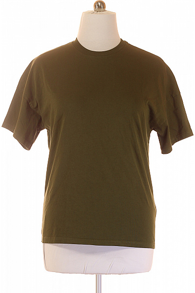 Jednoduché Pánské Tričko Khaki American Vintage Vel. S