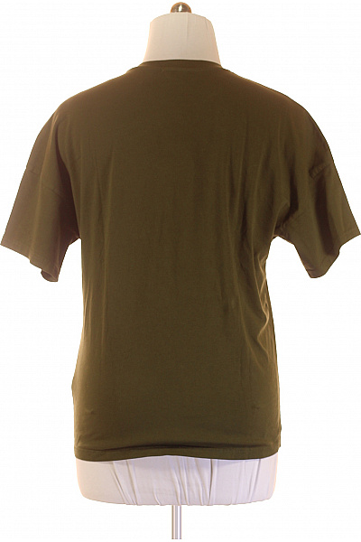 Jednoduché Pánské Tričko Khaki American Vintage Vel. S