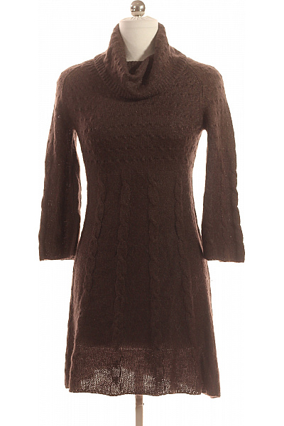 Šaty Hnědé MANGO Vel. S