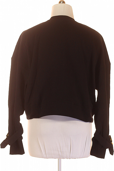 Dámská Mikina Bez Zapínání Černá Vel. 42