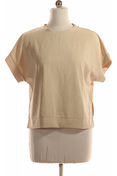 Jednoduché Dámské Tričko Béžové RICH&ROYAL